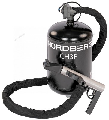 CH3F NORDBERG Бустер (Инфлятор) автомат для установки на ШМС, с пистолетом - вид 1 миниатюра