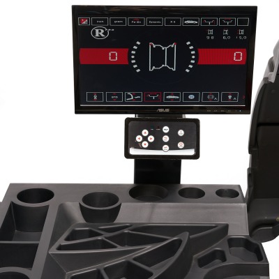 Станок балансировочный ROSSVIK PRO VT-96, LCD 19, 220В, RAL5005 - вид 2 миниатюра