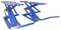 KraftWell KRW3FS_blue Подъемник ножничный короткий г/п 3000 кг. напольный - вид 1 миниатюра