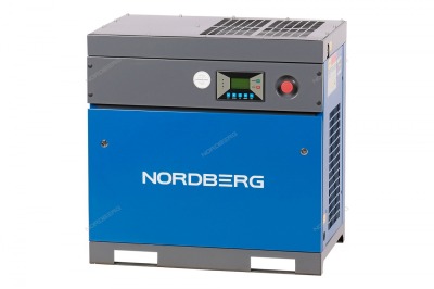 Компрессор винтовой, 7,5 кВт, 960 л/мин, 10 бар, IP23, без ресивера NORDBERG NCB10 - вид 1 миниатюра