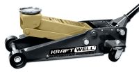 KraftWell KRWFJ3D_gold Домкрат подкатной гидравлический г/п 3000 кг. - вид 1 миниатюра