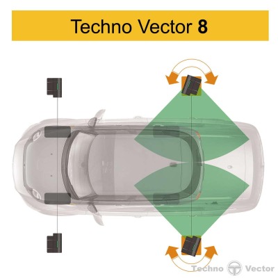 Стенд сход-развал ТехноВектор 8 V 8214 - вид 3 миниатюра