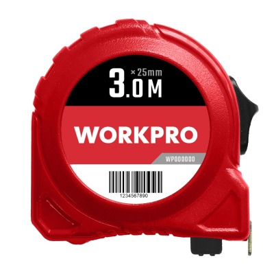 Рулетка пластмассовая 3м*16мм WP261002 WORKPRO - вид 1 миниатюра